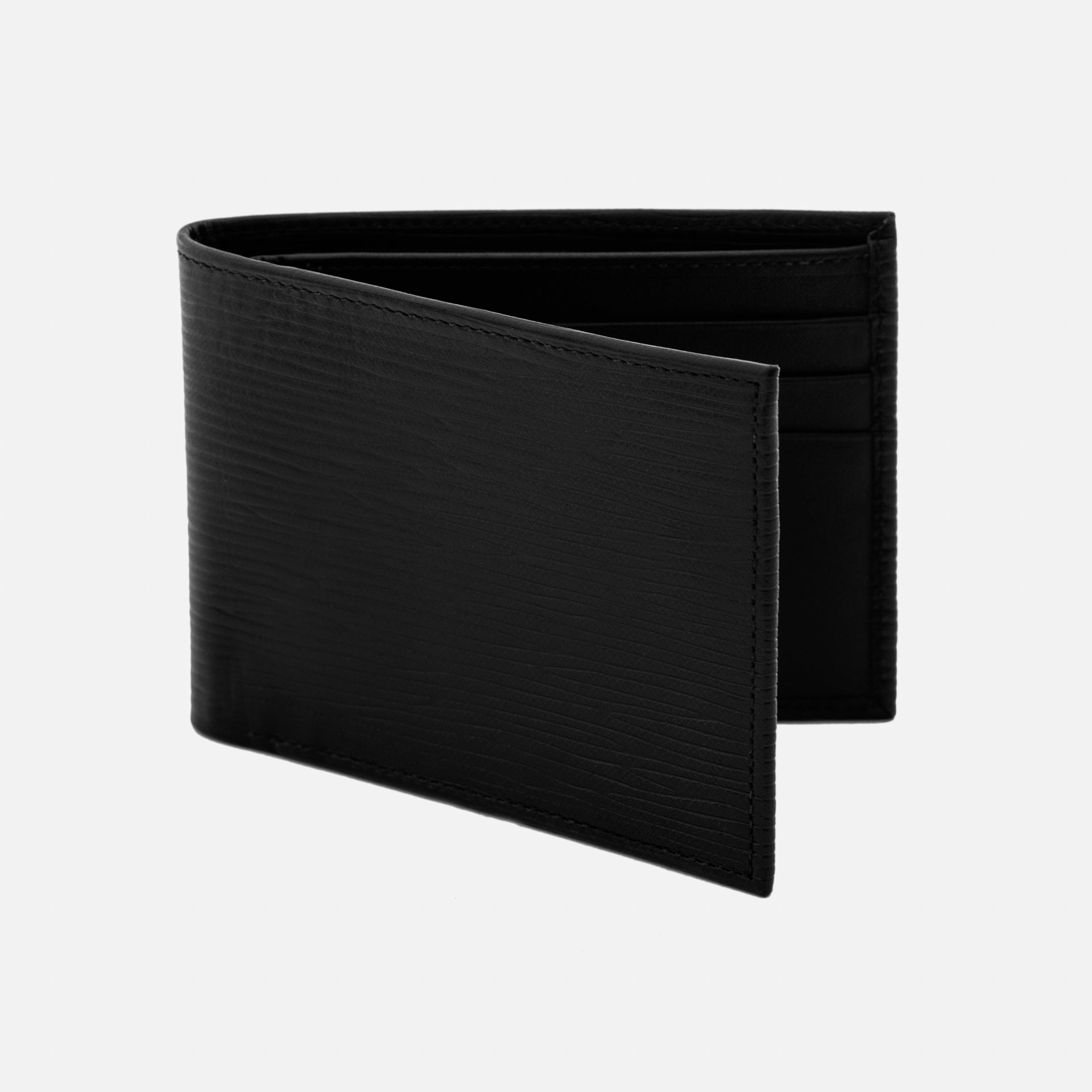 Men's Bennett Leather Bifold Wallet - Embossed Design