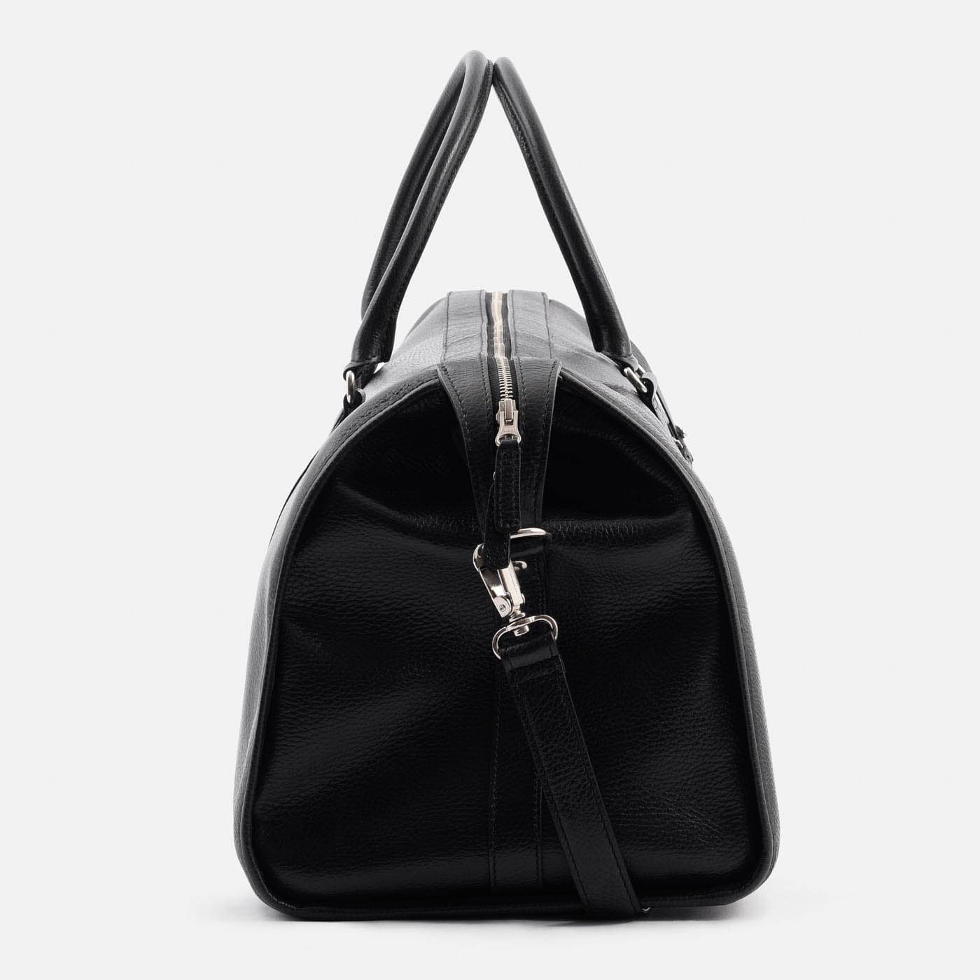 Men's Pebbled Leather Weekender Bag