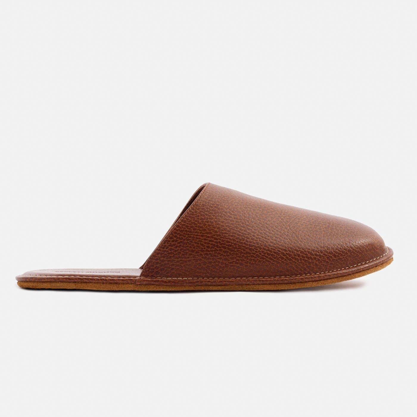 Men's Pebbled Leather Larsen Slippers