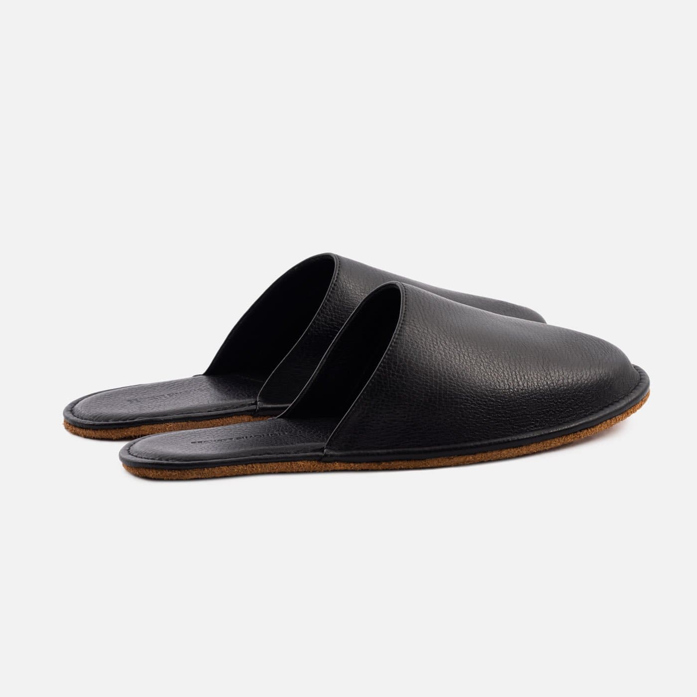 Men's Pebbled Leather Larsen Slippers