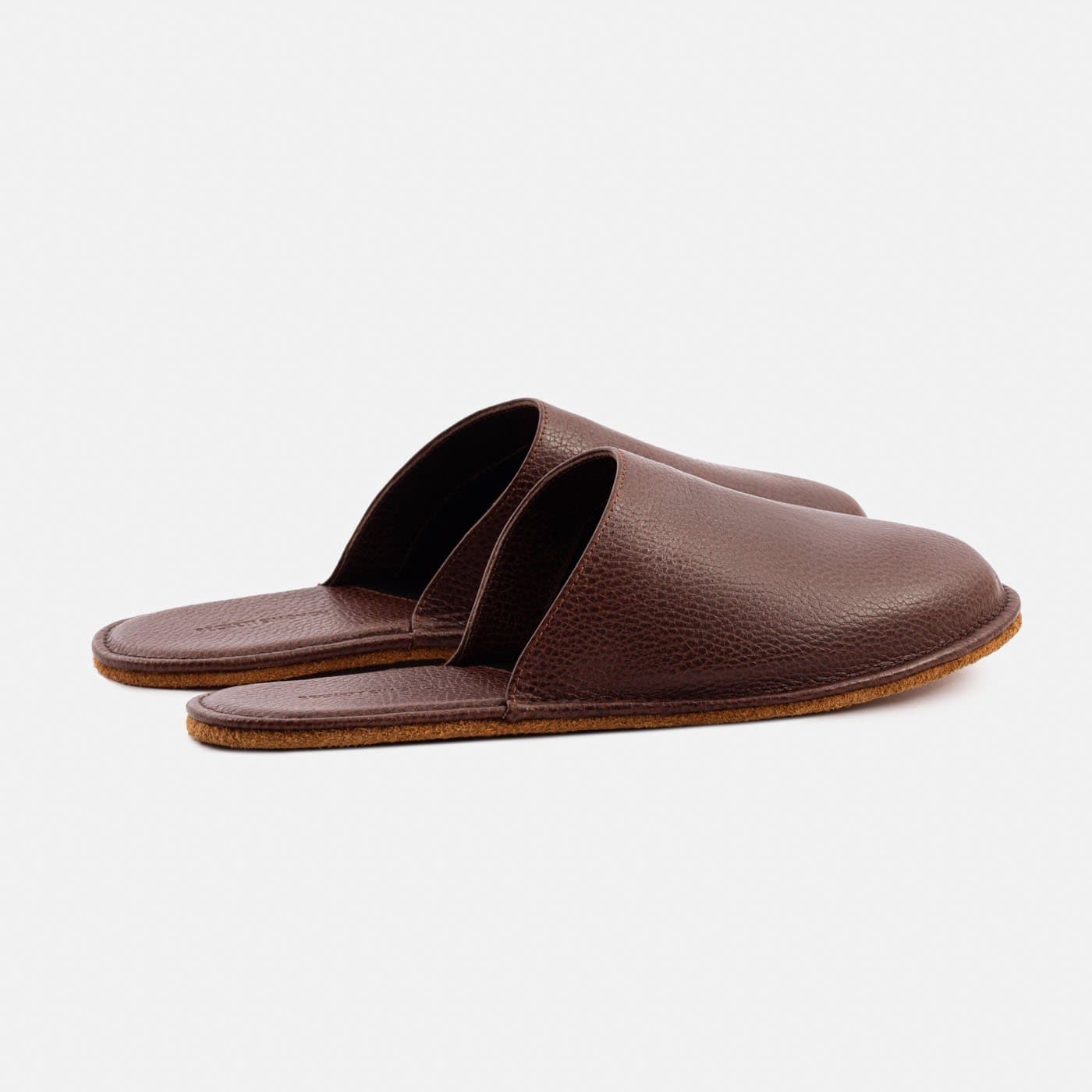 Men's Pebbled Leather Larsen Slippers