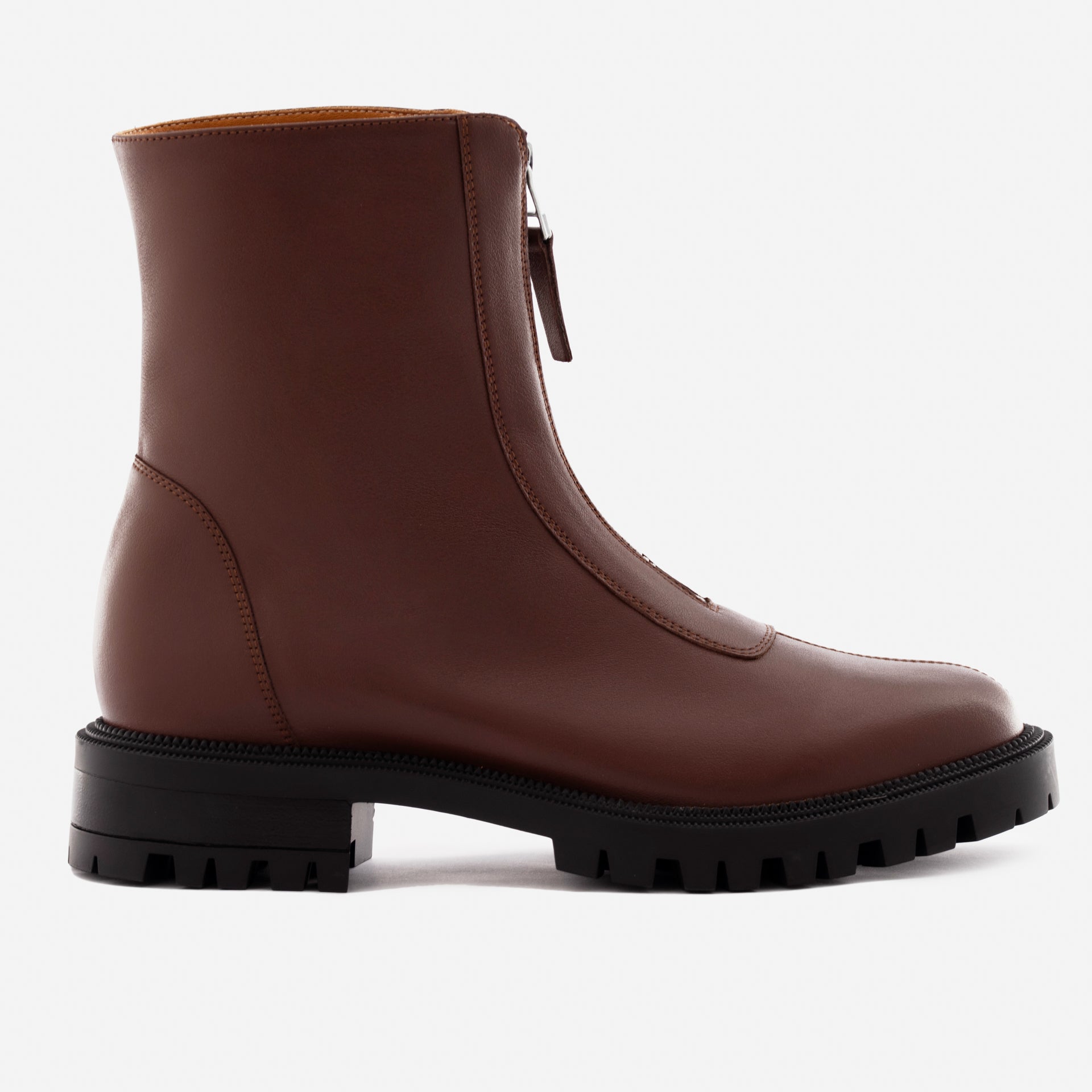 Women's Jenna Leather Zip-Up Boots