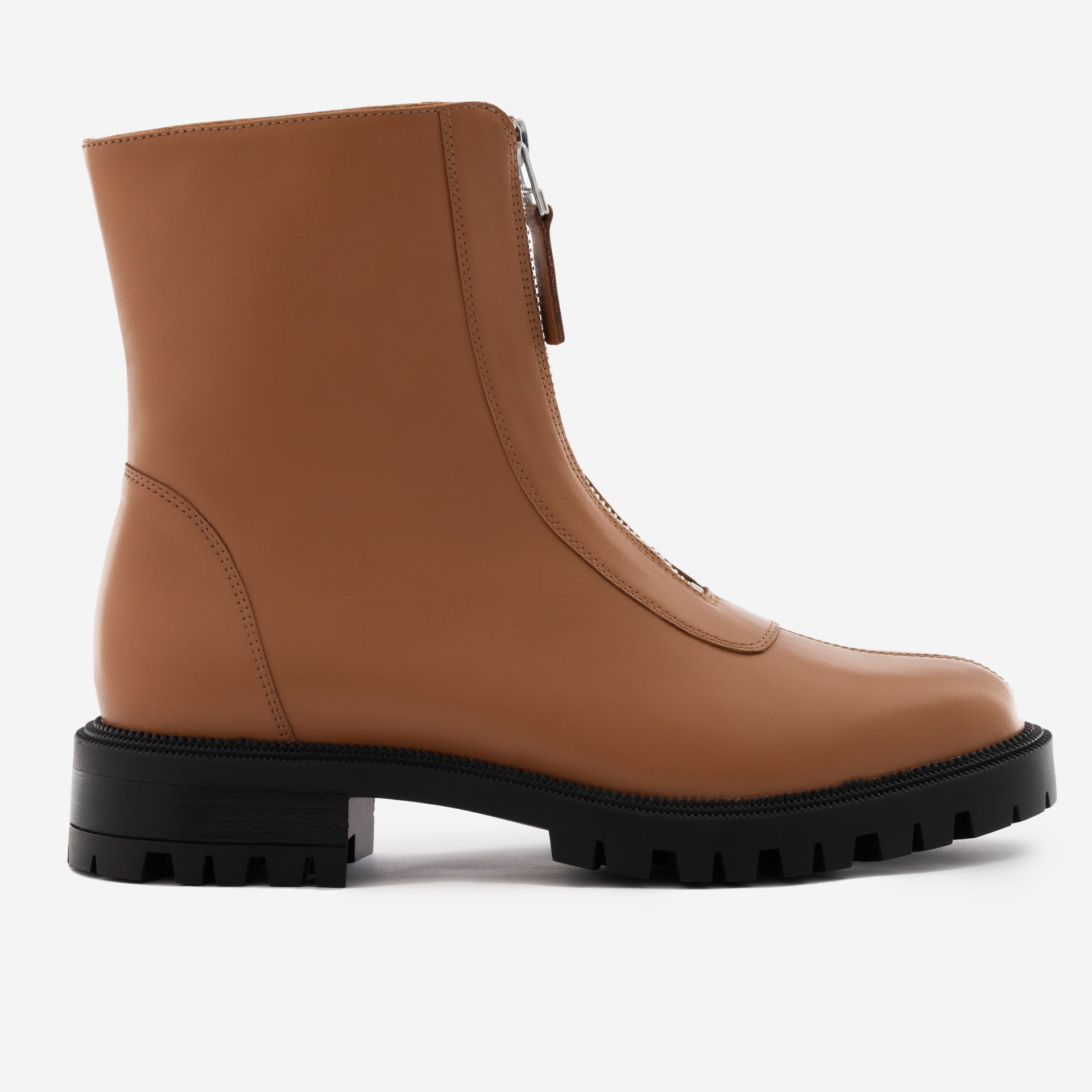 Women's Jenna Leather Zip-Up Boots
