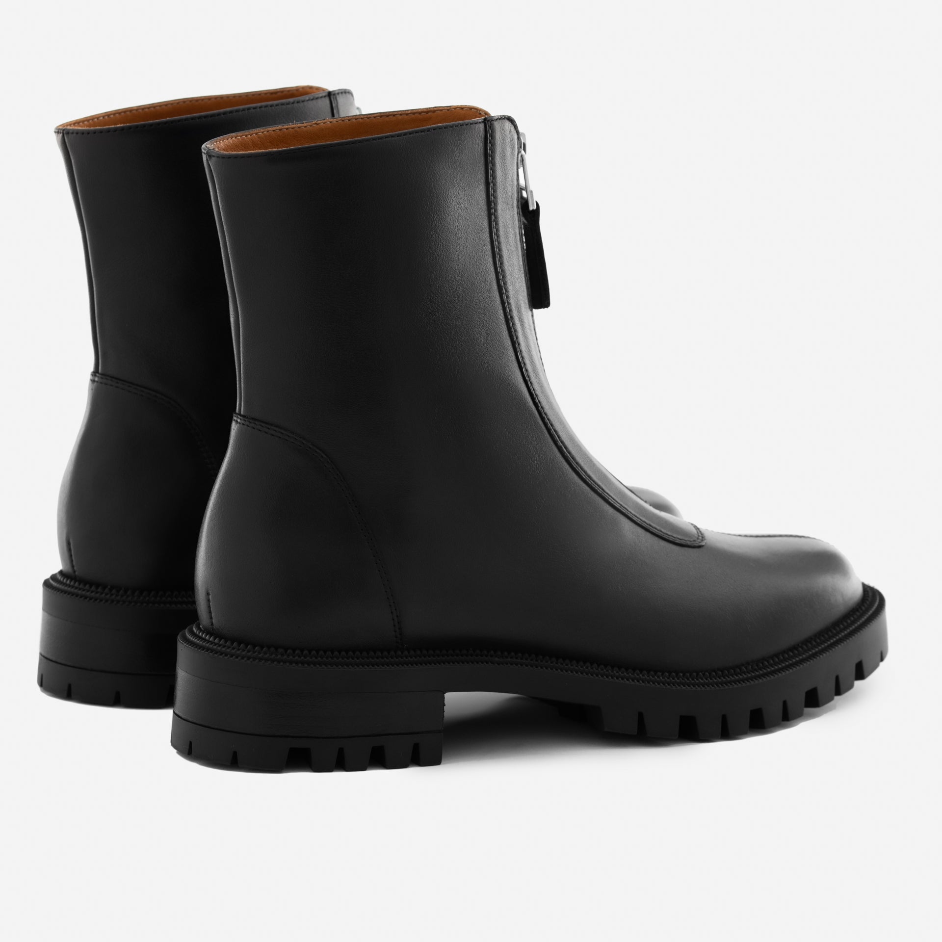 Women's Jenna Leather Zip-Up Boots