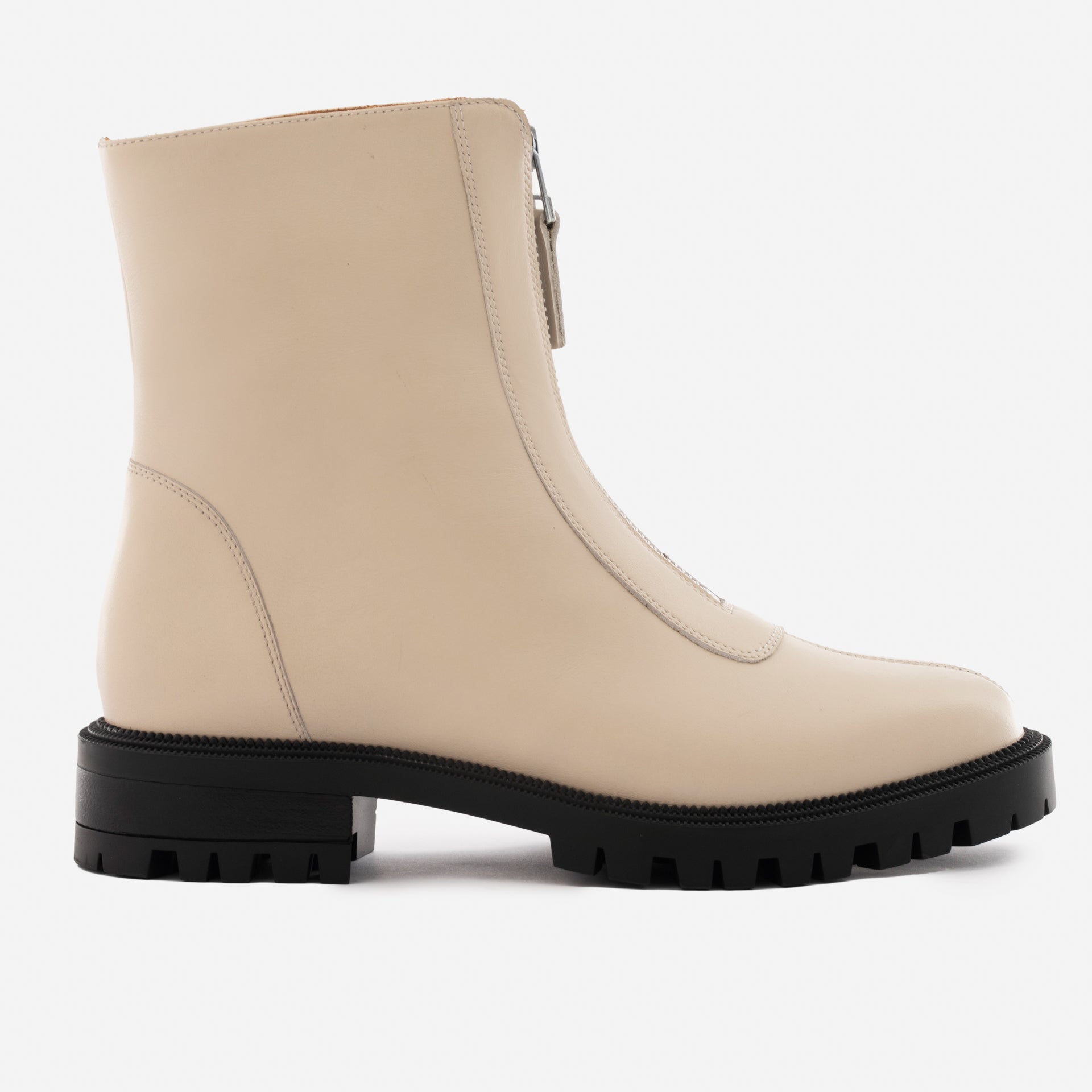 Women's Jenna Leather Zip-Up Boots