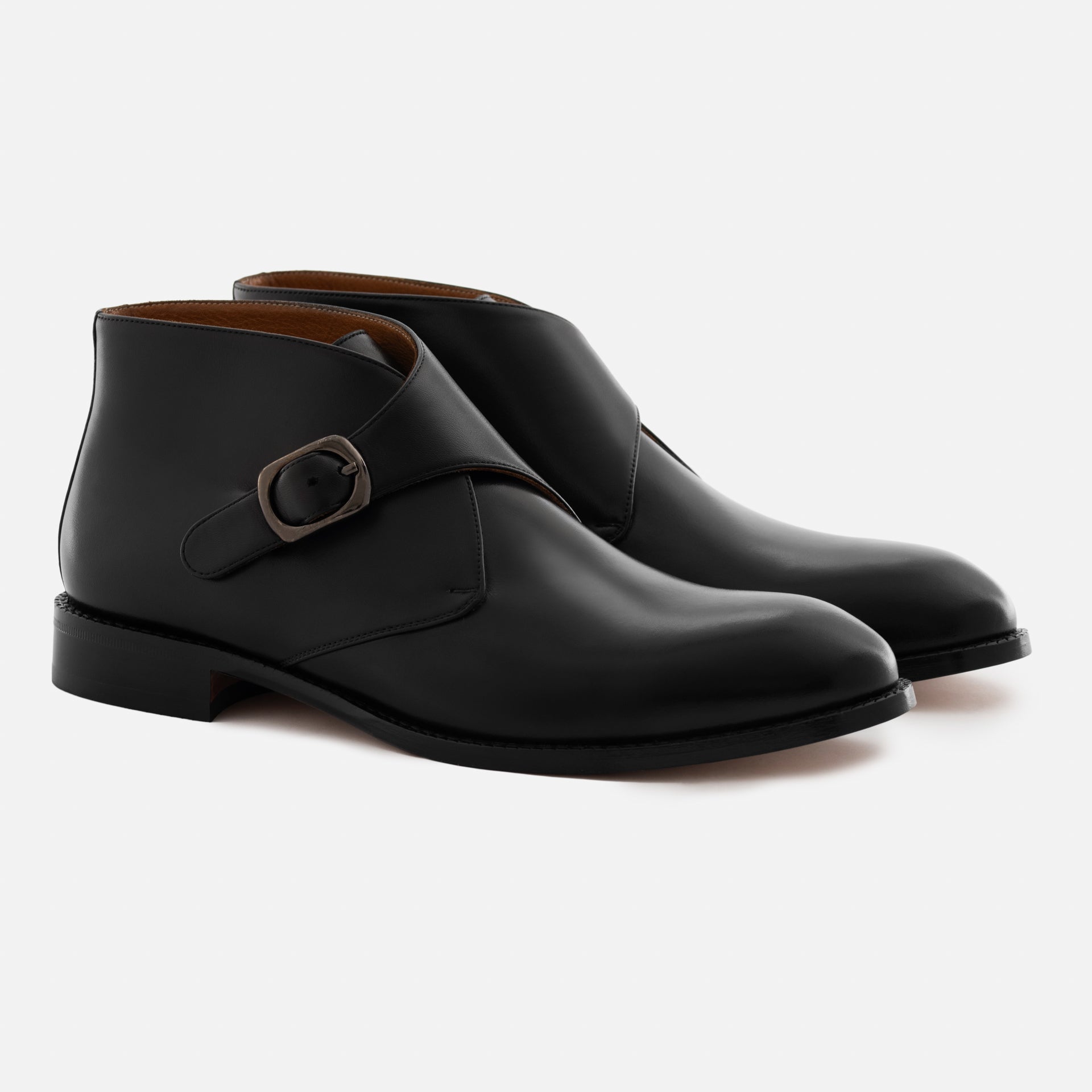 Men's Gregory Leather Buckle Boots – Full-Grain