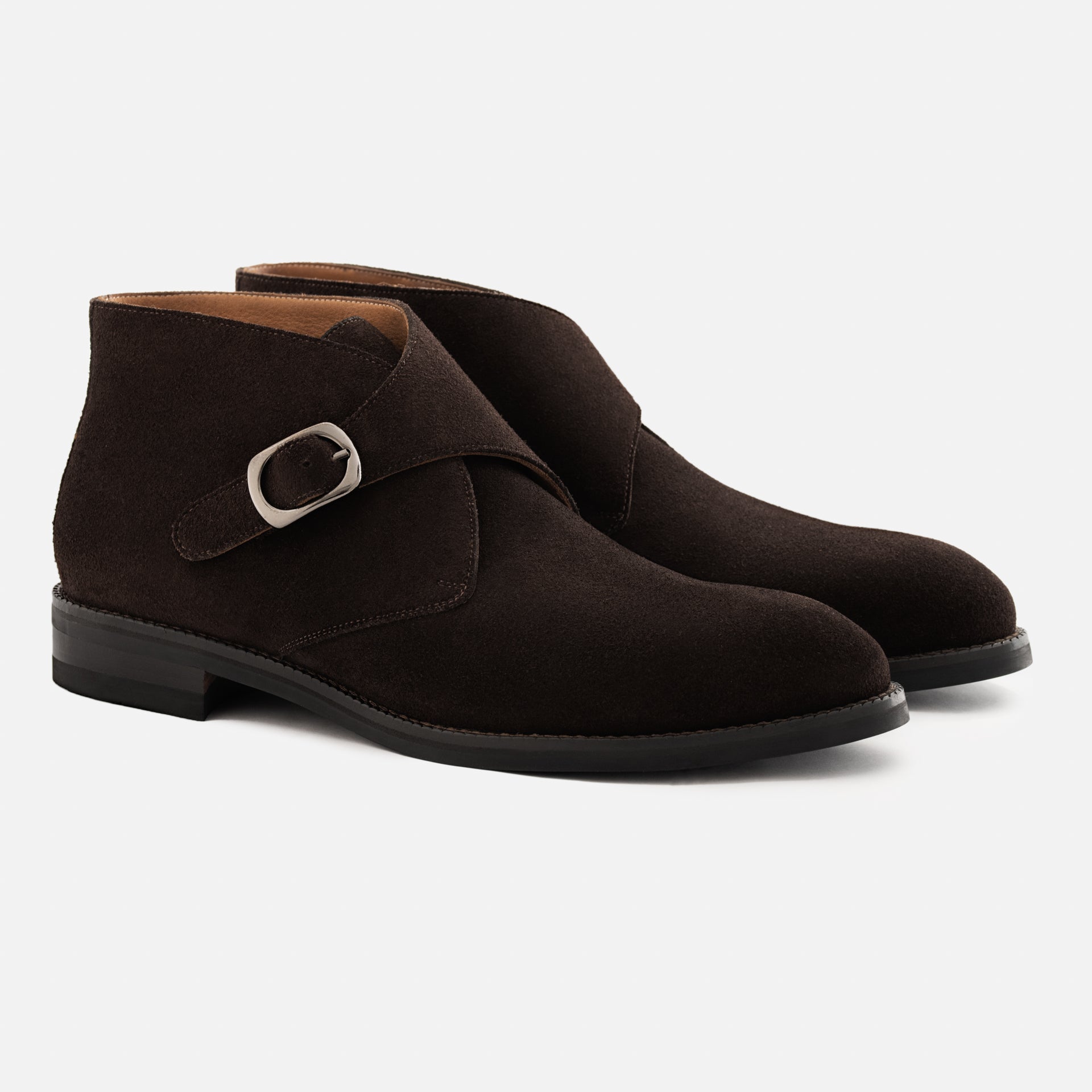 Men's Suede Gregory Buckle Boots