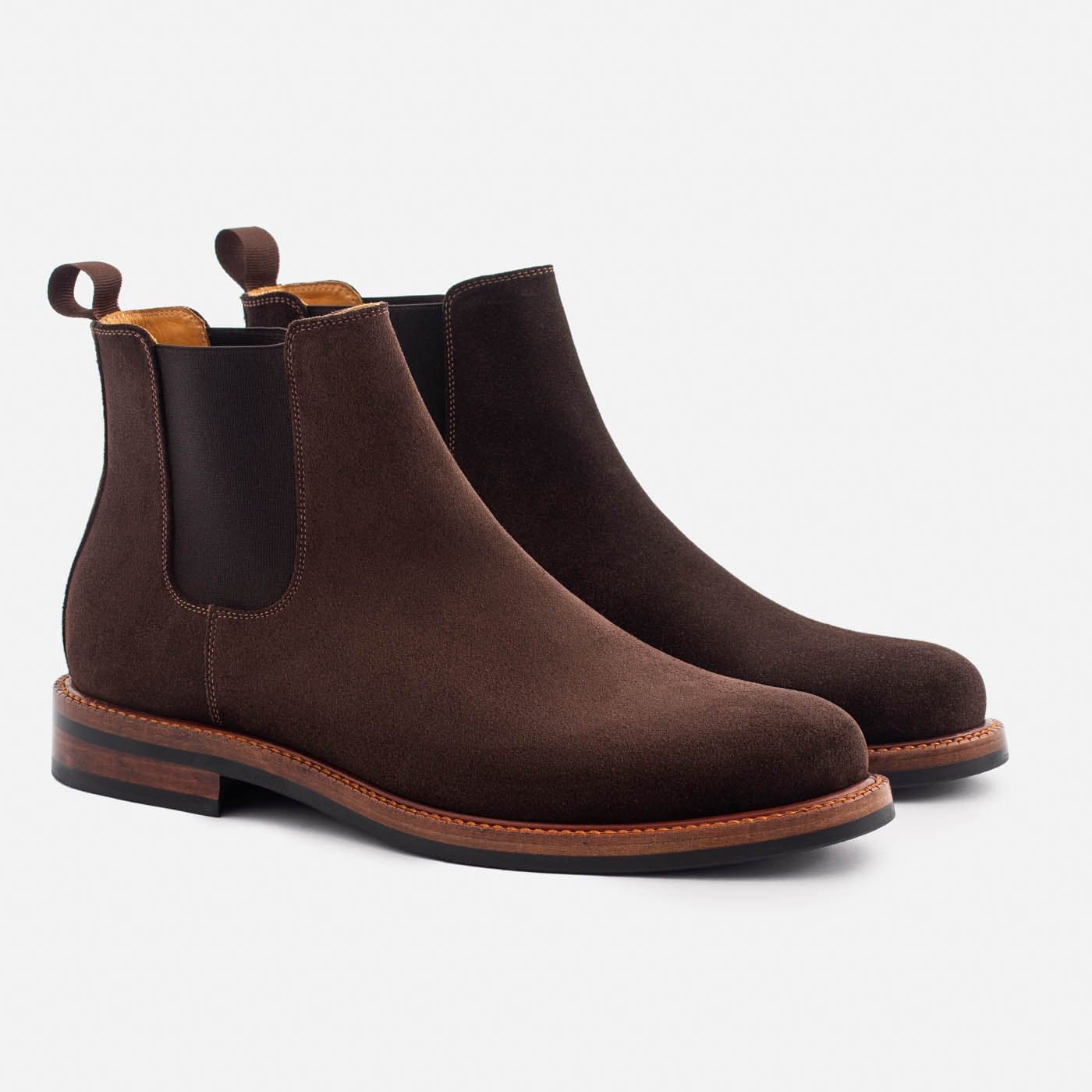 Men's Suede Chelsea Boots by Preston