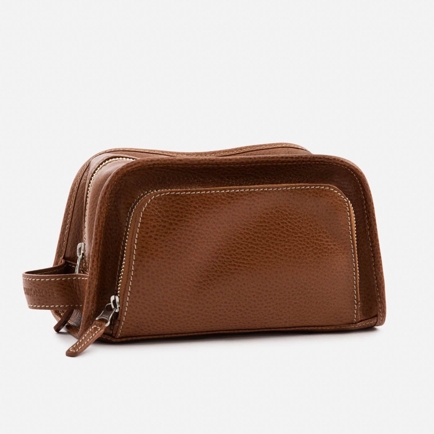 Men's Pebbled Leather Dopp Kit