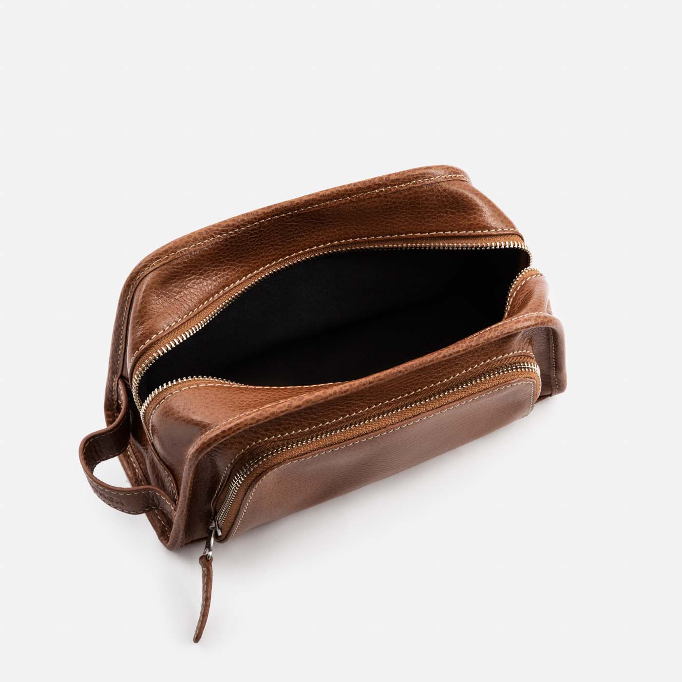 Men's Pebbled Leather Dopp Kit