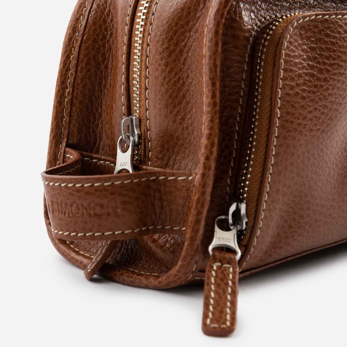 Men's Pebbled Leather Dopp Kit