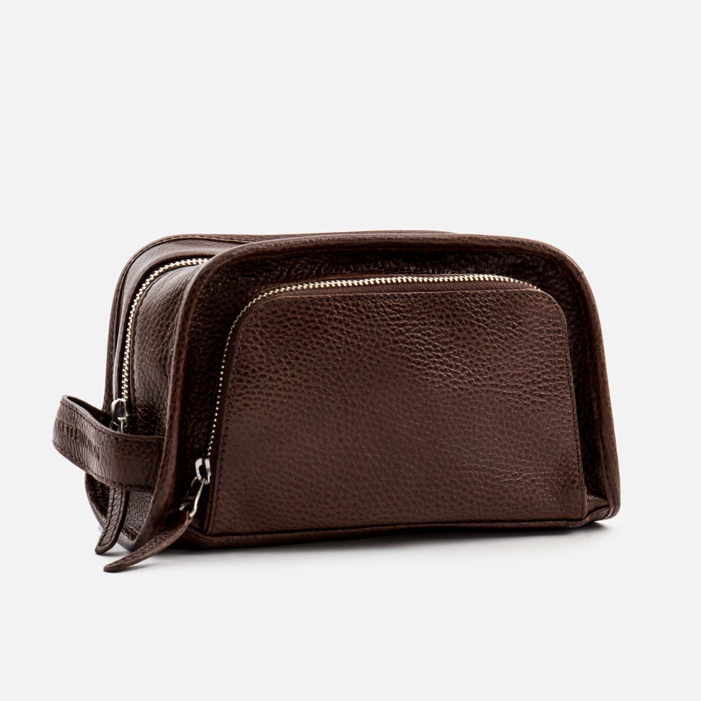 Men's Pebbled Leather Dopp Kit
