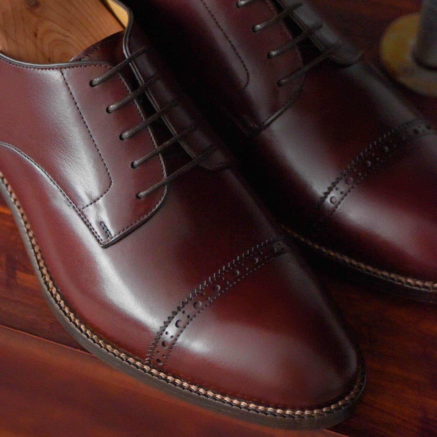 Men's Norman Cap Toe Derby Dress Shoes