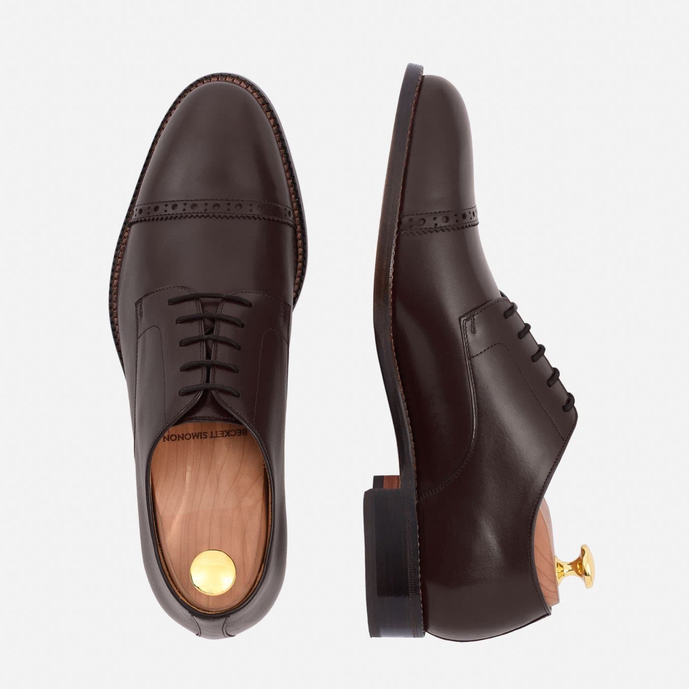 Men's Norman Cap Toe Derby Dress Shoes