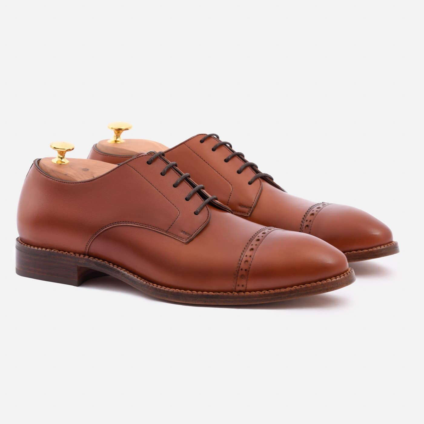 Men's Norman Cap Toe Derby Dress Shoes