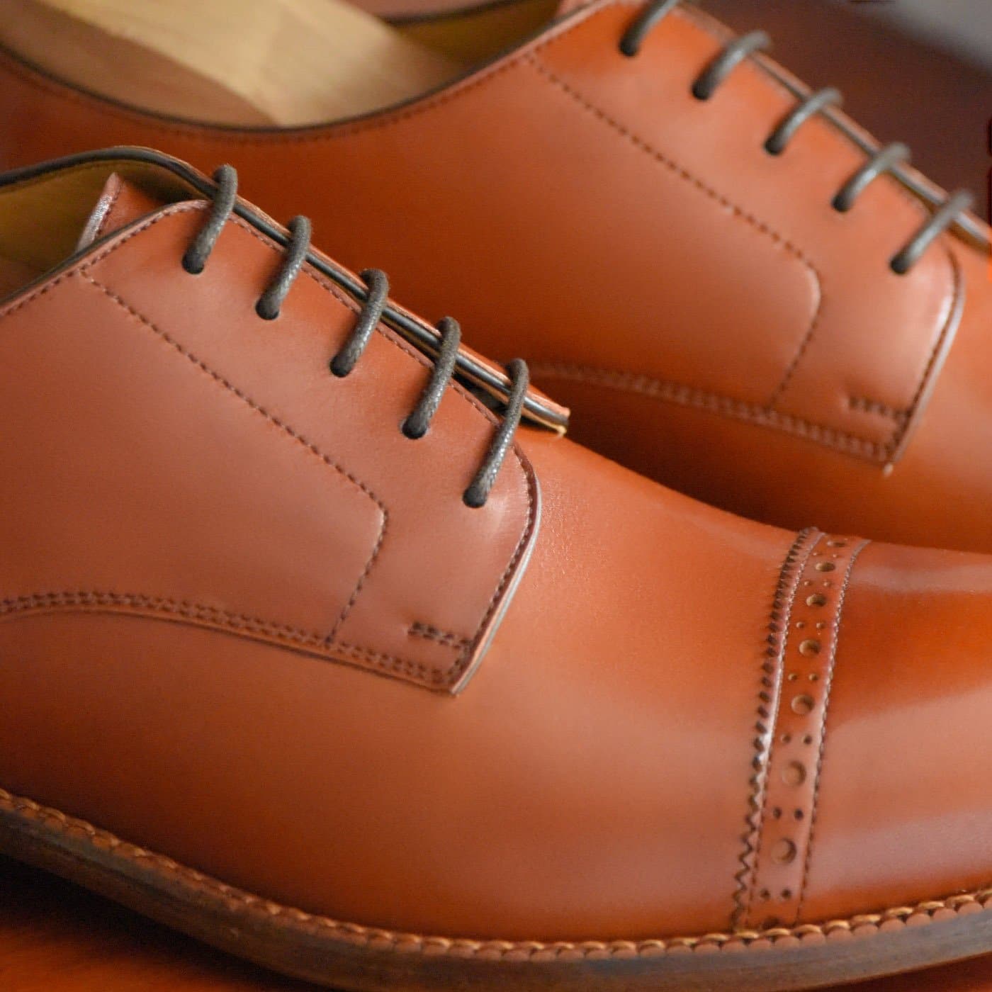 Men's Norman Cap Toe Derby Dress Shoes