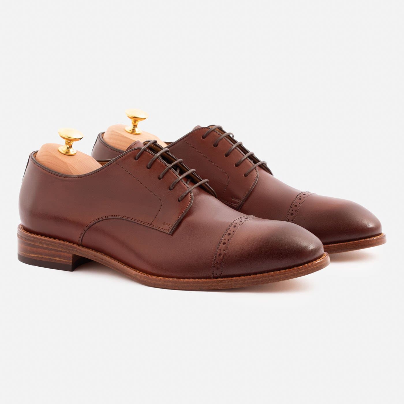 Men's Norman Cap Toe Derby Dress Shoes
