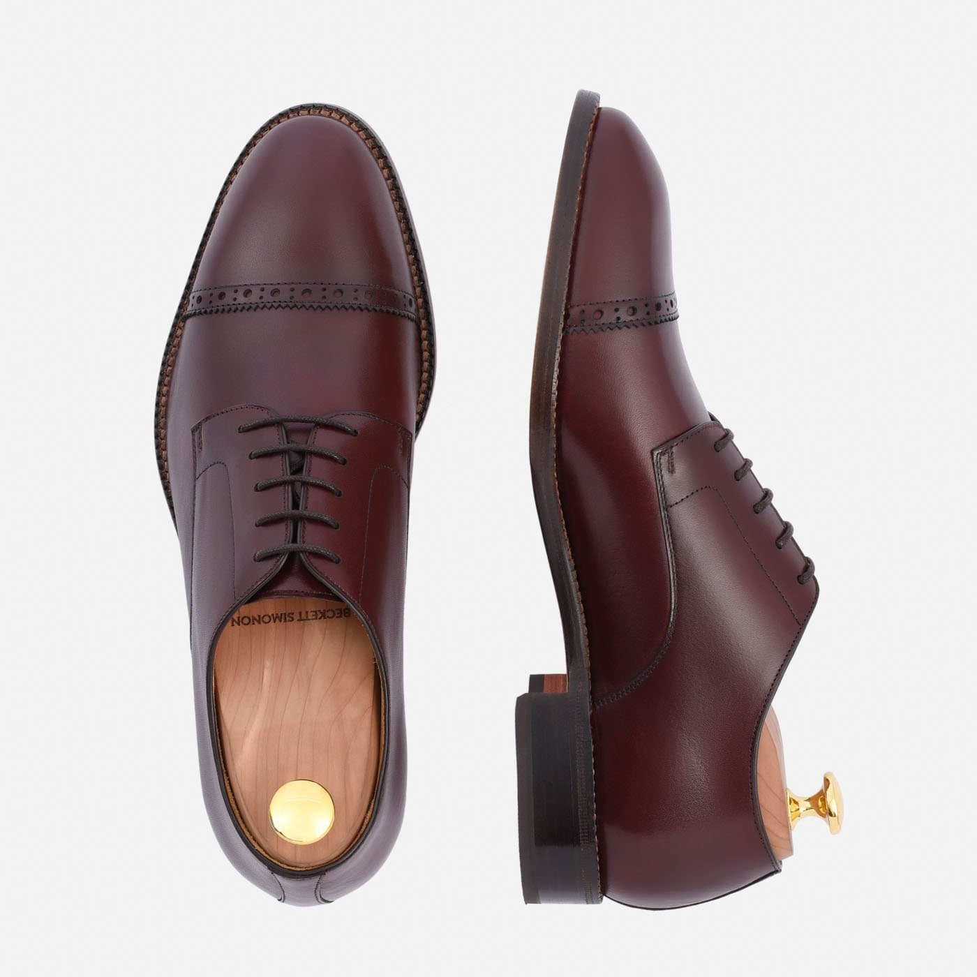Men's Norman Cap Toe Derby Dress Shoes