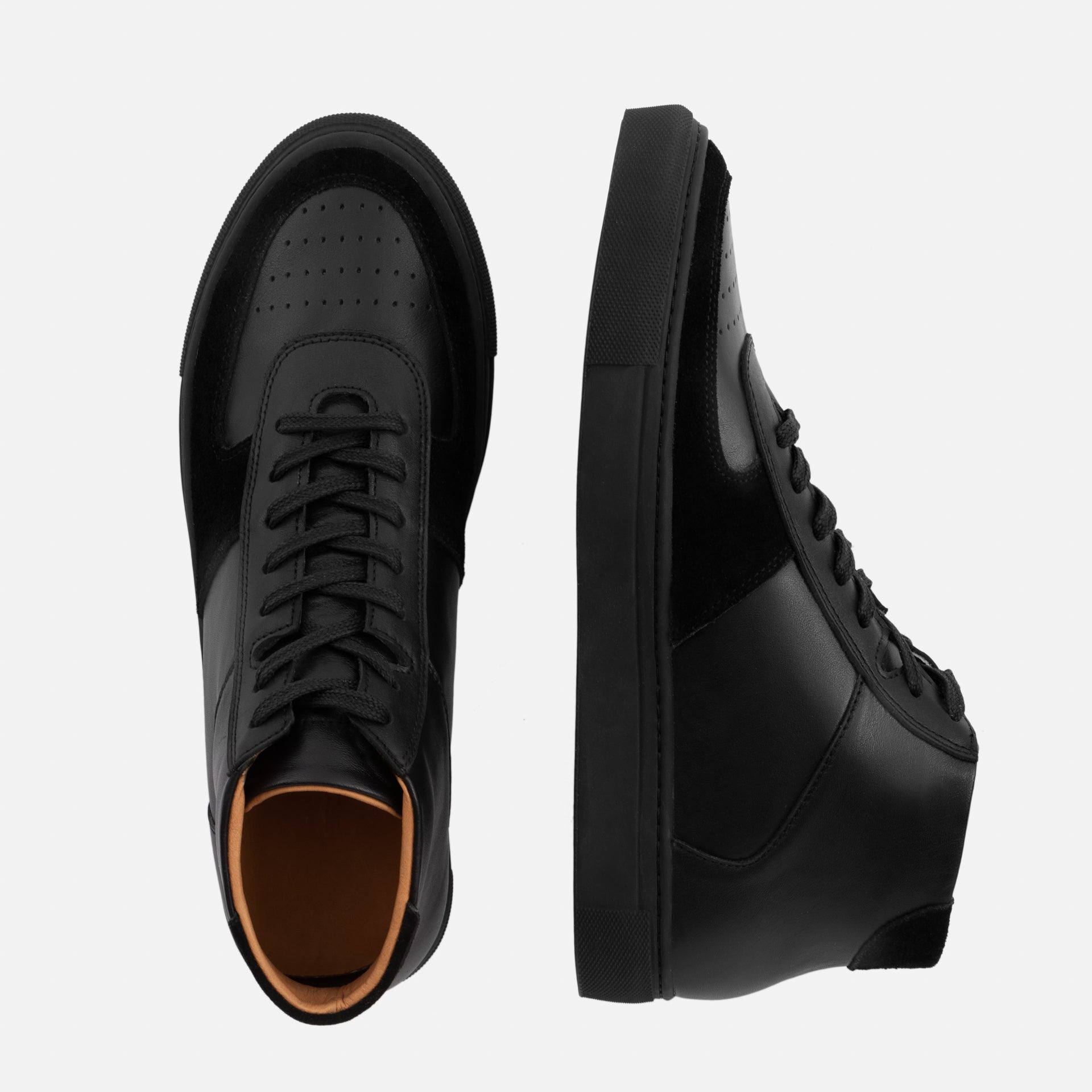 Men's Garcia Leather & Suede High Top Sneakers