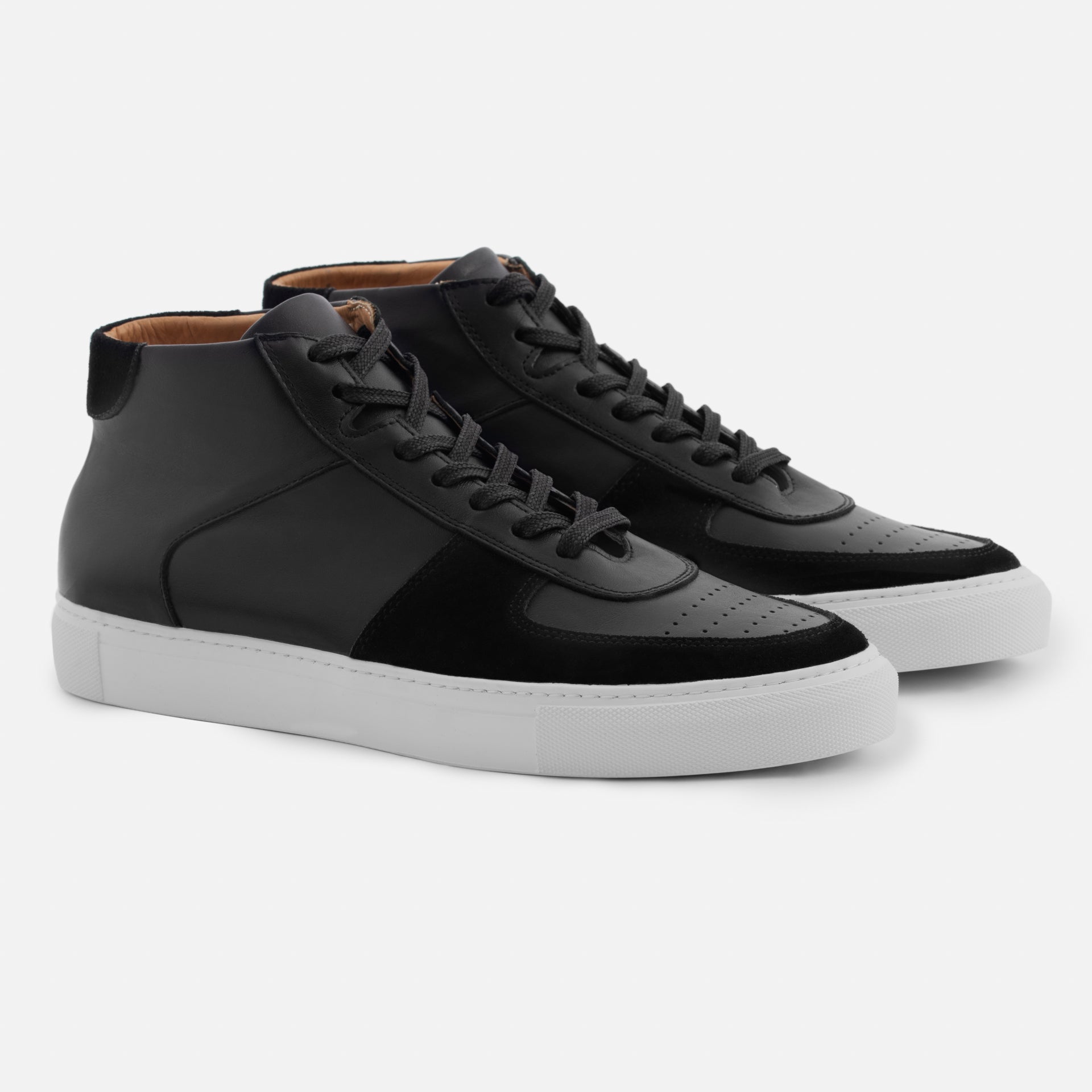 Men's Garcia Leather & Suede High Top Sneakers
