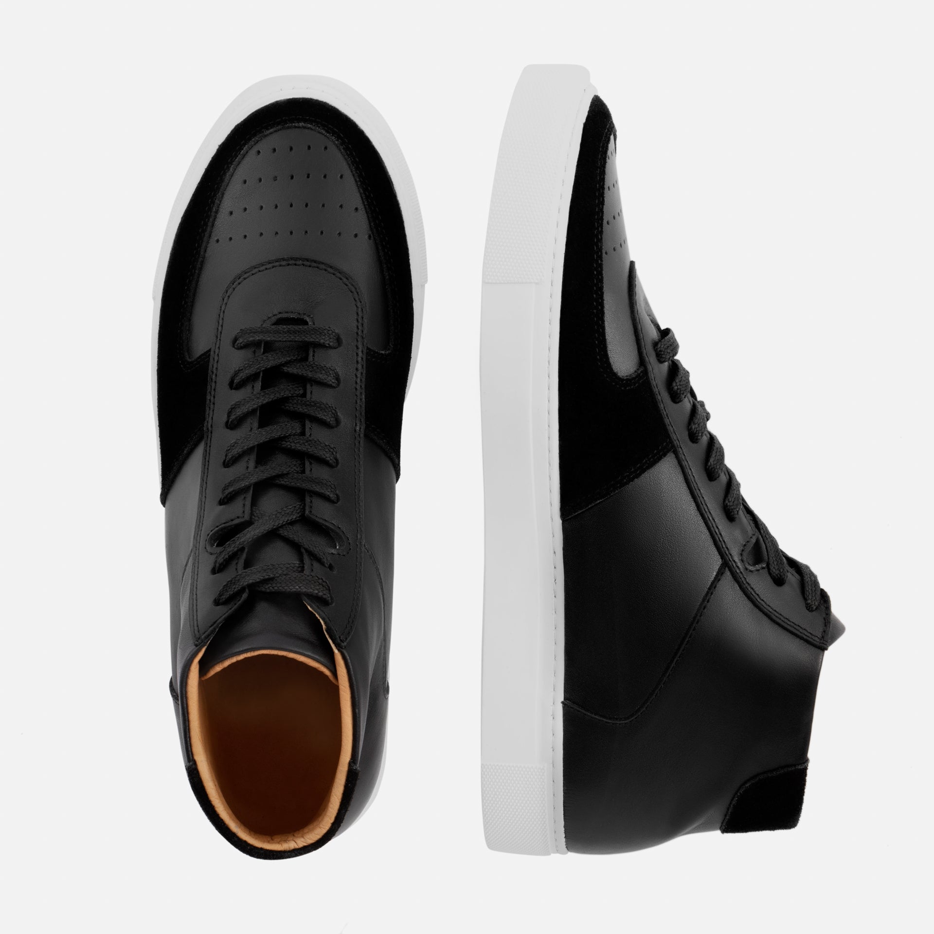Men's Garcia Leather & Suede High Top Sneakers
