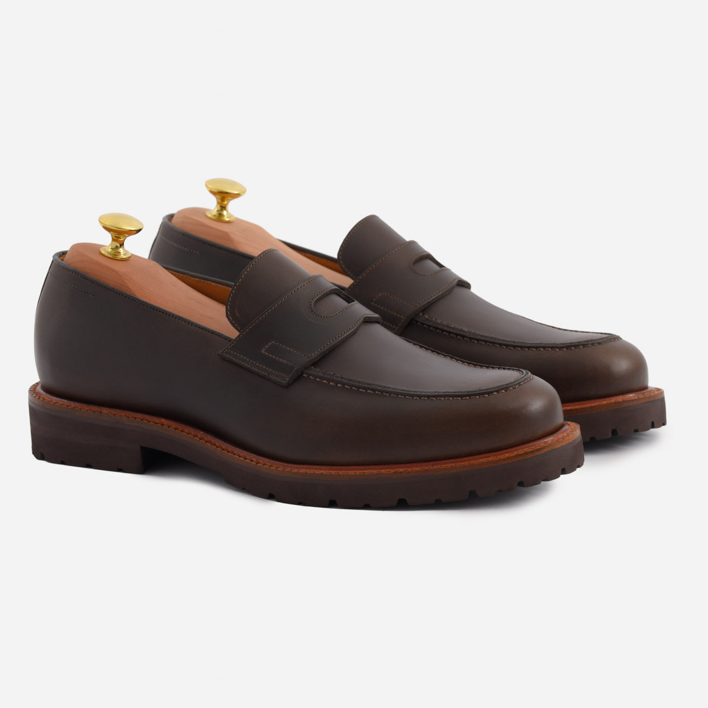 Men's Fuentes Leather Loafers - Easy Pull-On Style