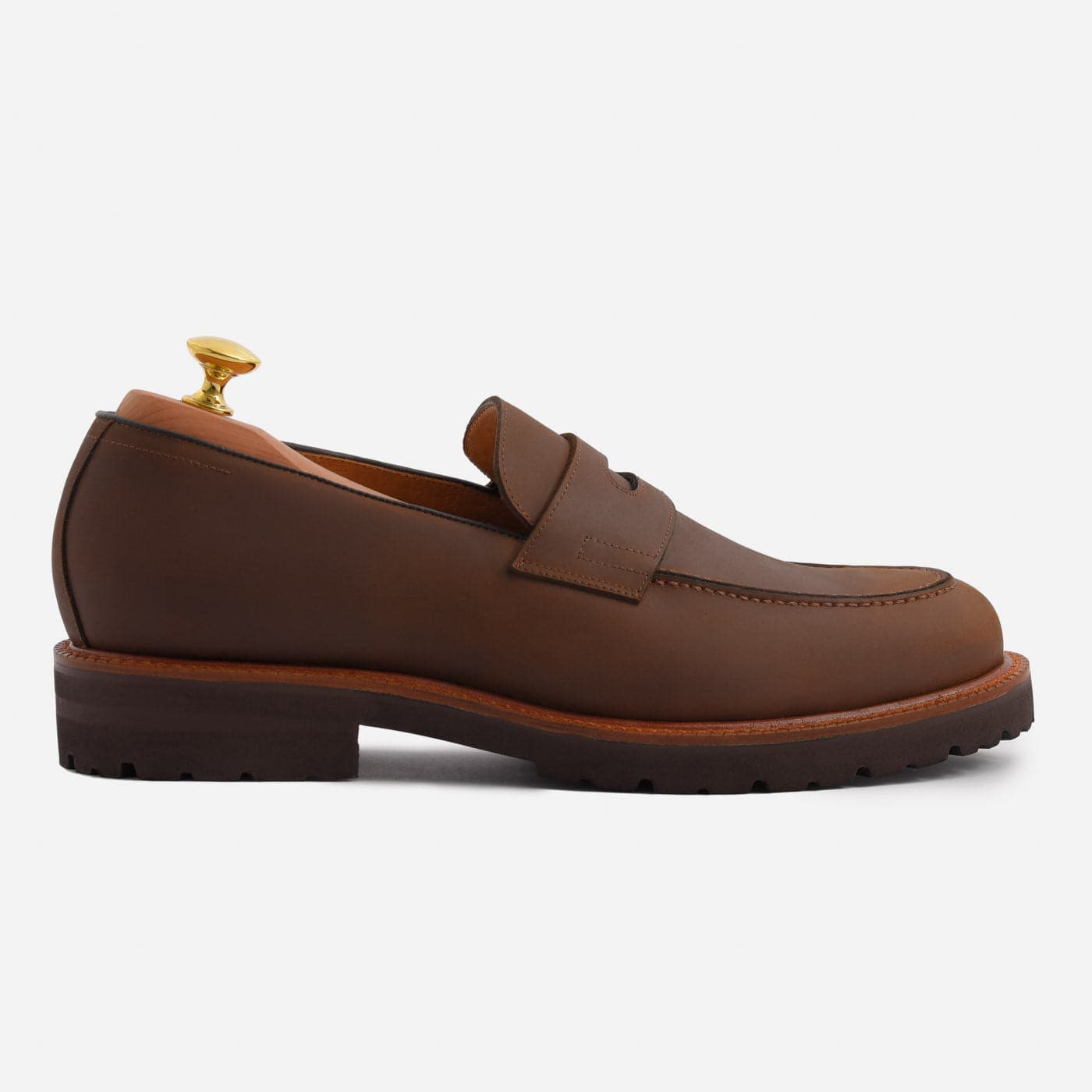 Men's Fuentes Leather Loafers - Easy Pull-On Style