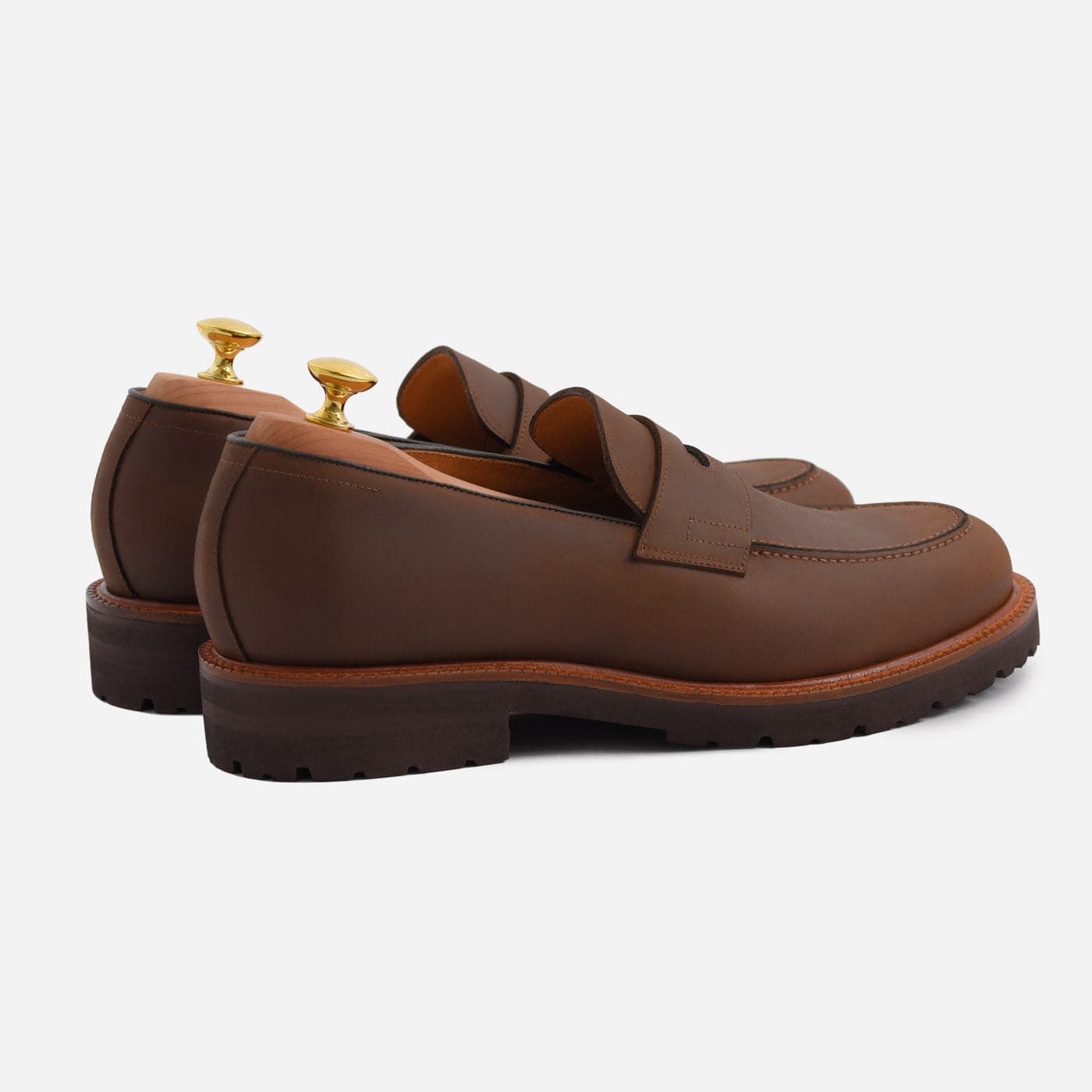 Men's Fuentes Leather Loafers - Easy Pull-On Style