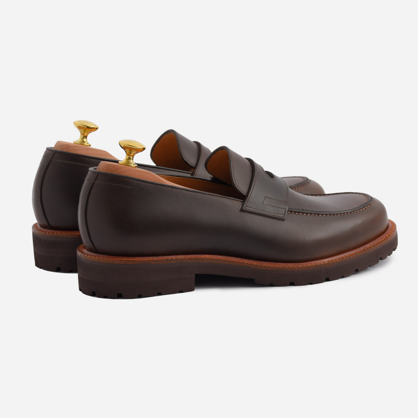 Men's Fuentes Leather Loafers - Easy Pull-On Style