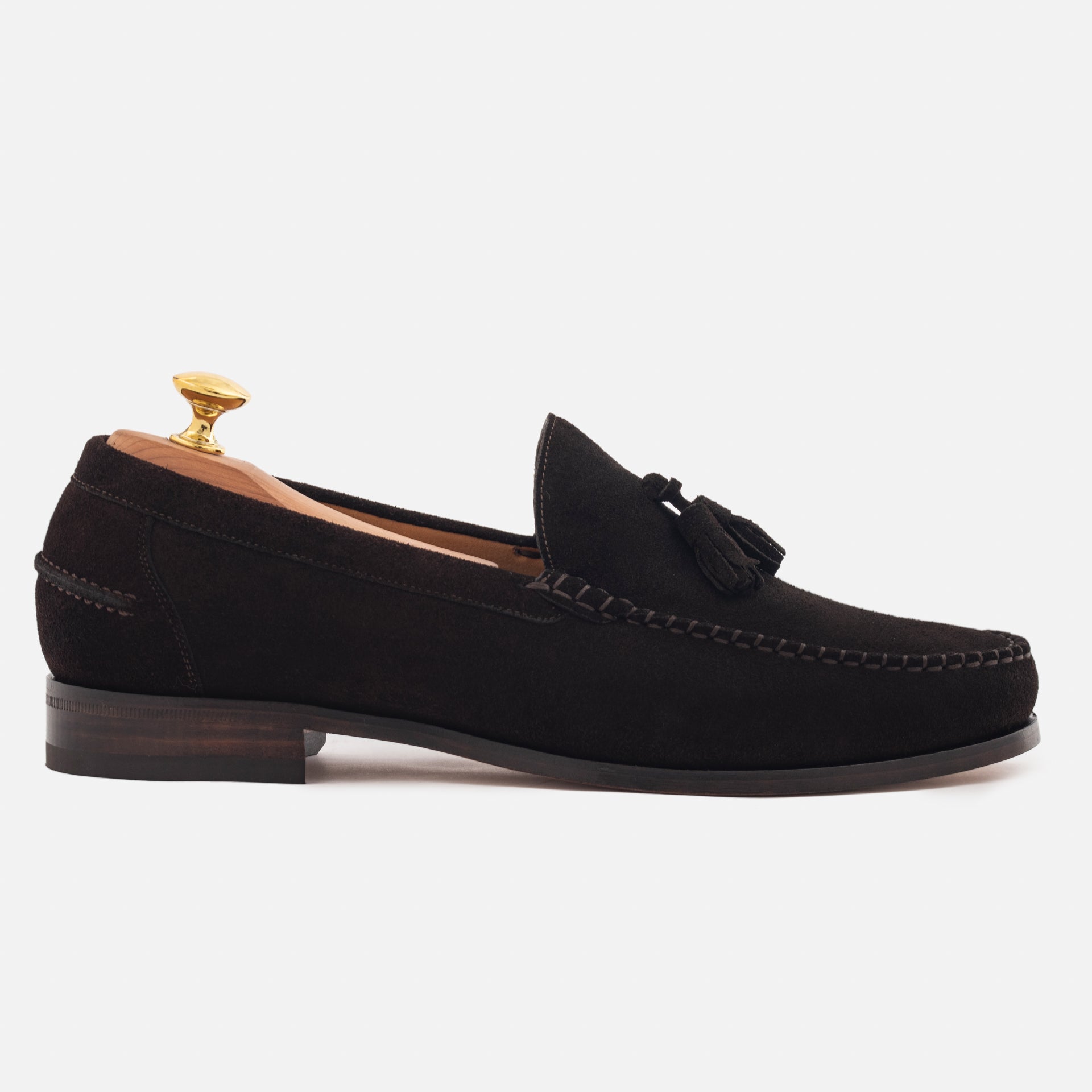 Men's Water-Repellent Suede Tassel Loafers