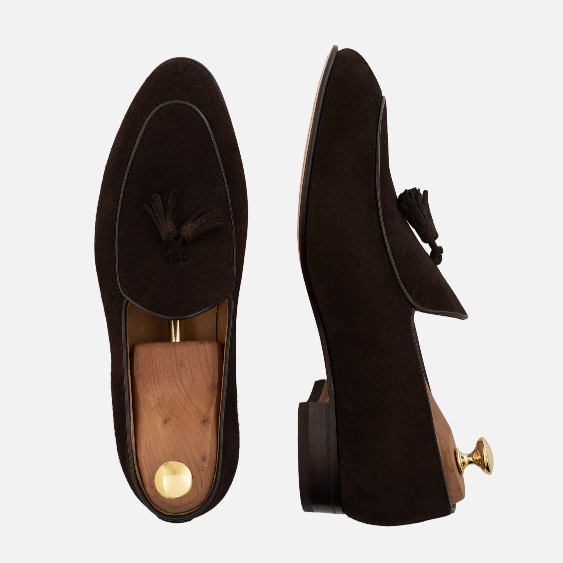 Men's Water-Repellent Suede Perry Loafers