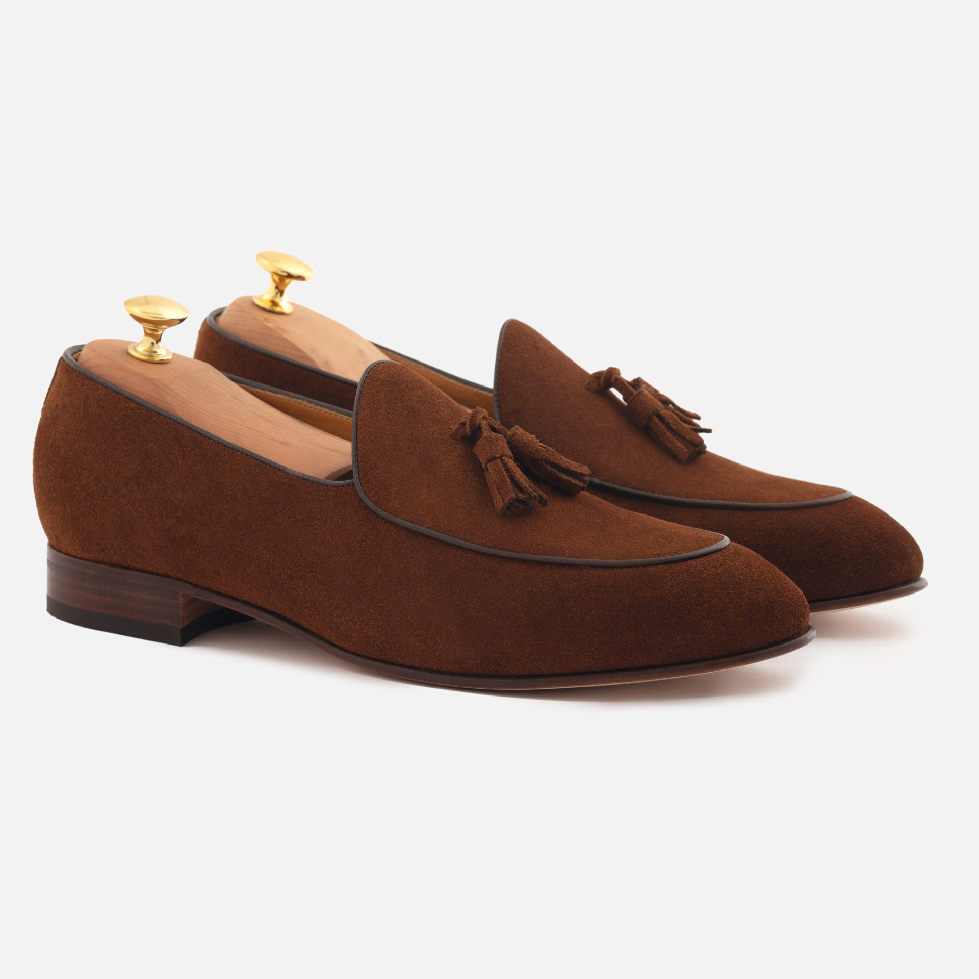 Men's Water-Repellent Suede Perry Loafers