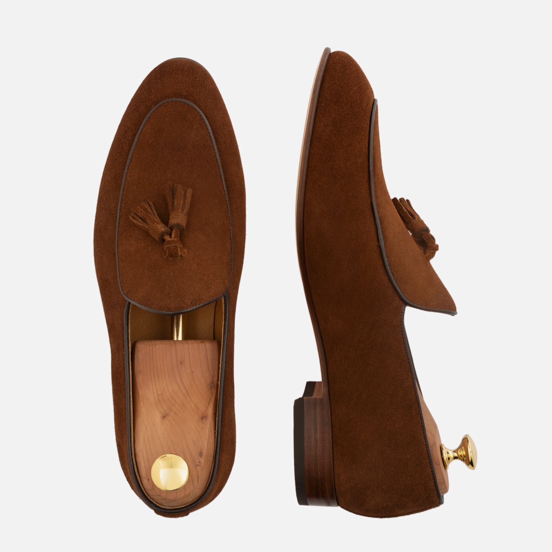 Men's Water-Repellent Suede Perry Loafers