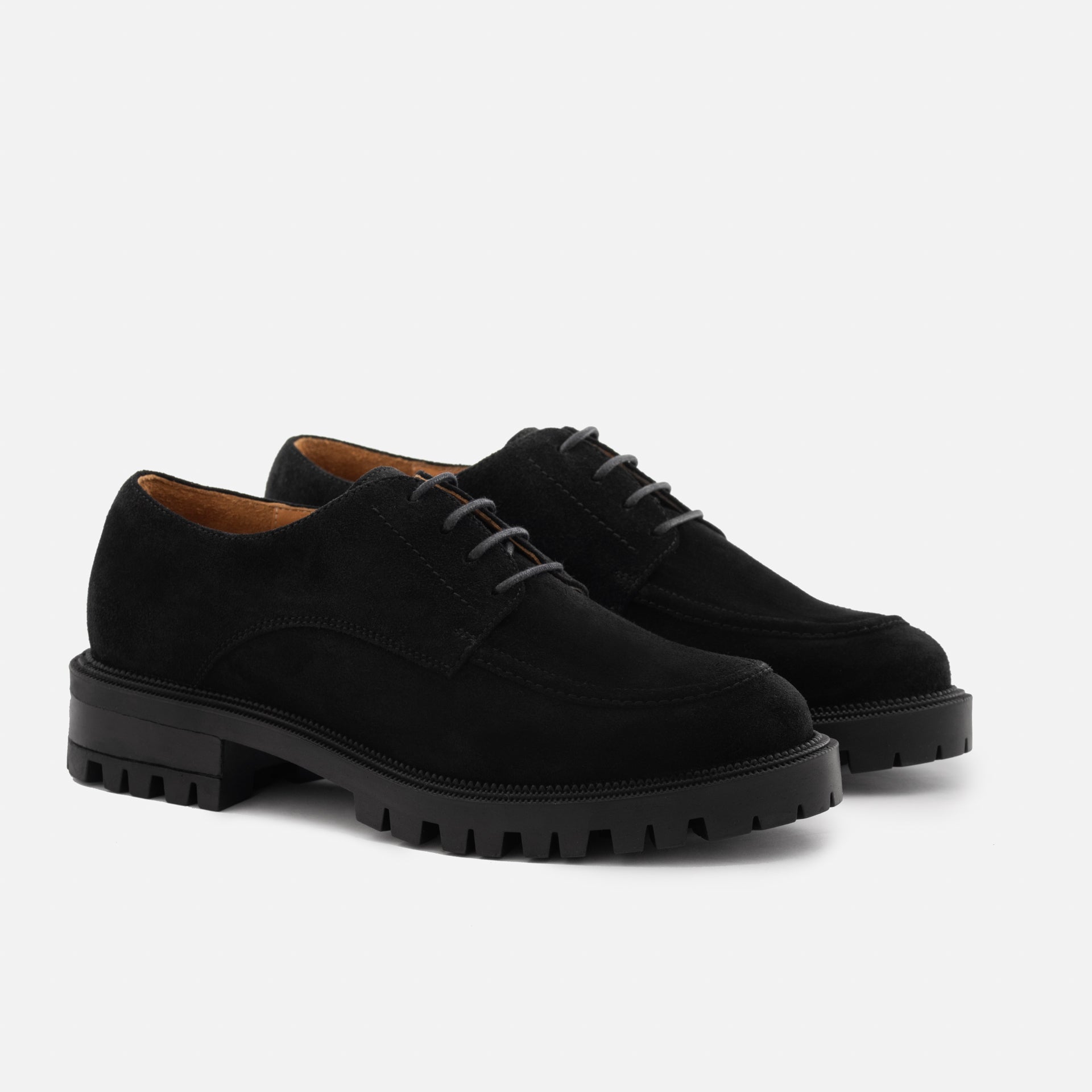Waterproof Suede Derby Shoes by Emma
