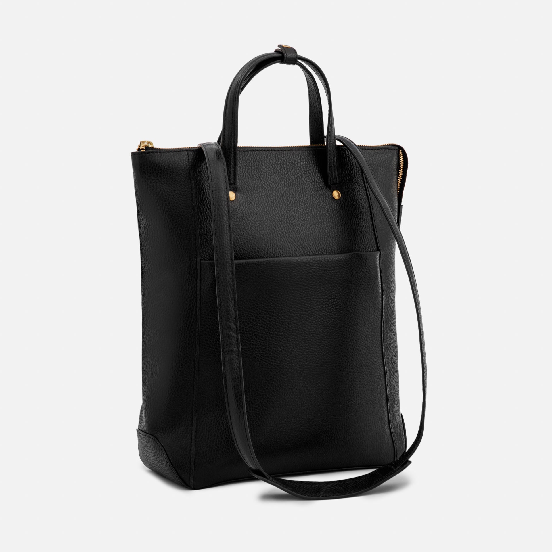 Pebbled Leather Backpack for Women - Inez Multi-Use