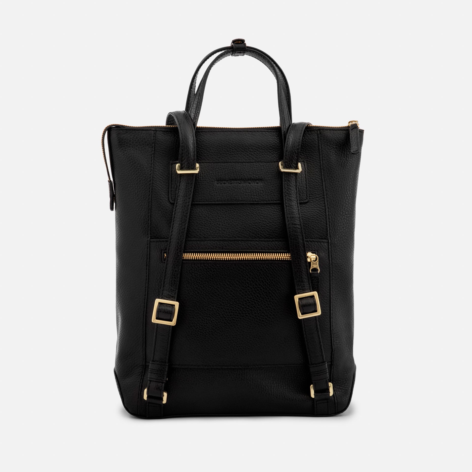 Pebbled Leather Backpack for Women - Inez Multi-Use