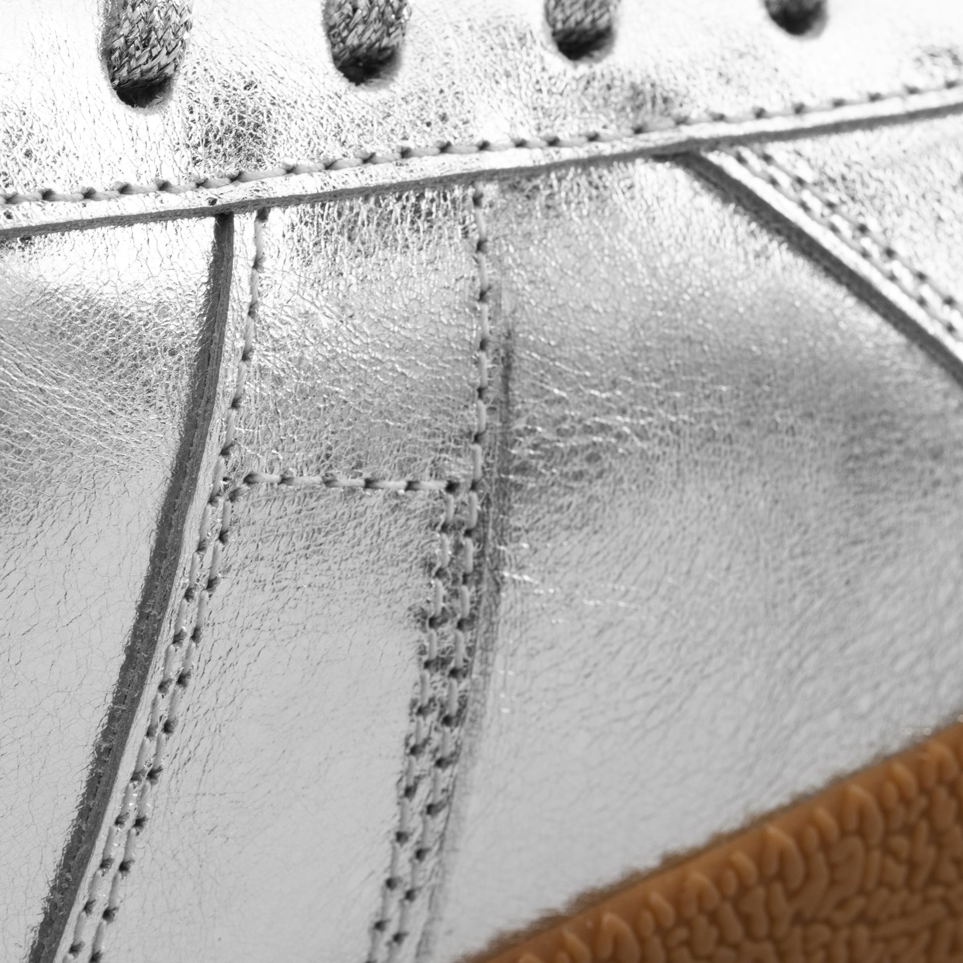 Women's Metallic Leather Morgen Trainers