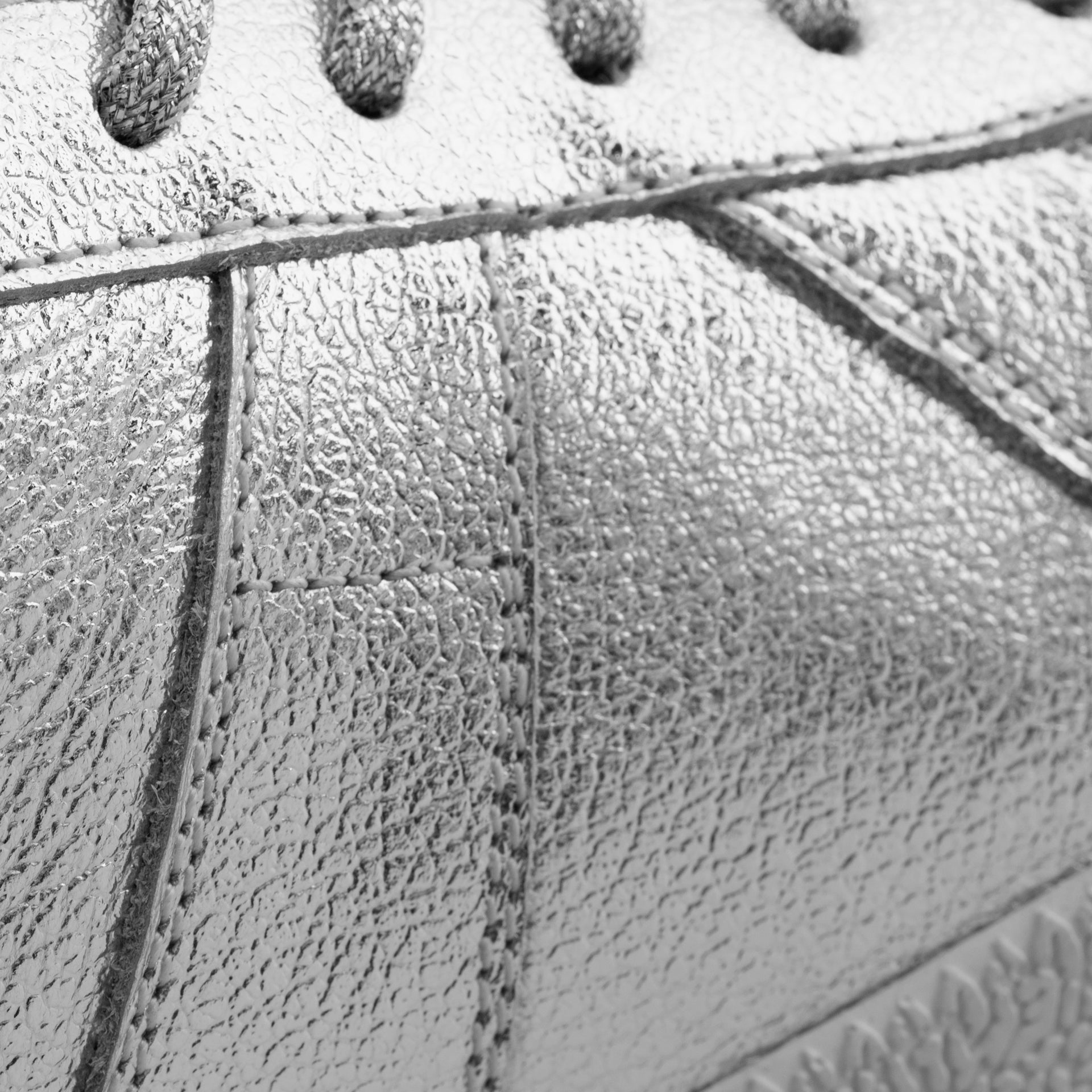 Women's Metallic Leather Morgen Trainers