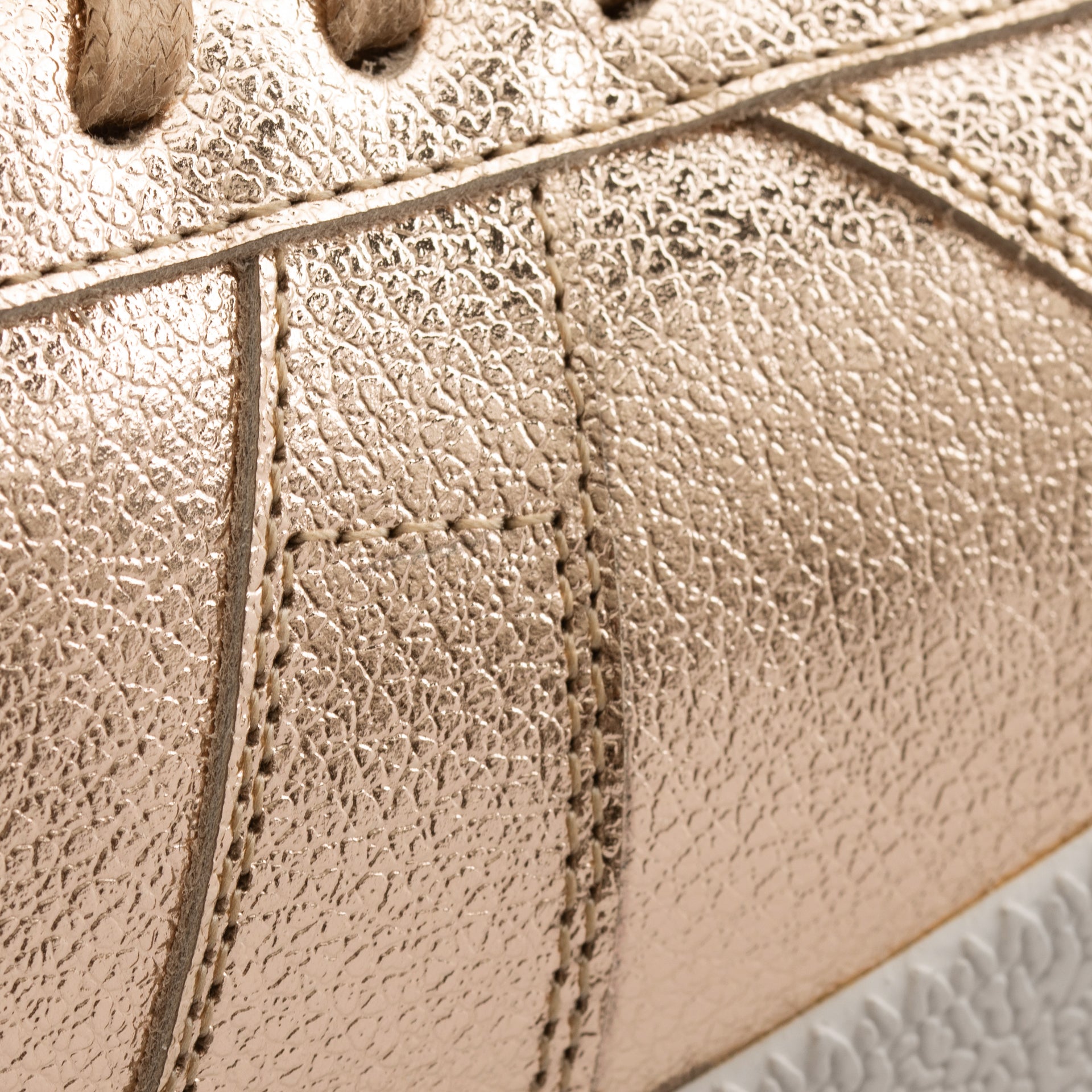 Women's Metallic Leather Morgen Trainers